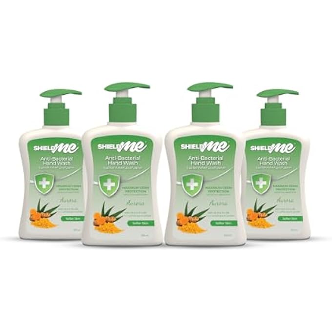 SHIELDME ANTIBACTERIAL HANDWASH LIQUID SOAP, 500ML (PACK OF 4)- AURORA - Image 1